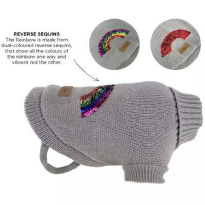 Huskimo Rainbow Knit Jumper- Unisex - Foto 1 di 6