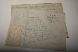 Koch's Tract Vintage Blue Print Map (N5R) Stockton (JSF6) San Joaquin Hugh's - Bild 1 von 7