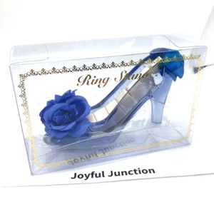 Disney Store Cinderella Glass Shoes Ring Stand Princess High Heel Accessory - Picture 1 of 12