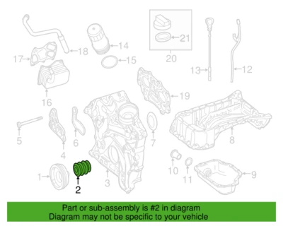 Mercedes Benz Genuine GLK 350 2013-2015 Crankshaft Gear OE 2760520503 - Image 1 of 3
