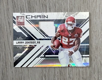 2009 Donruss Elite Chain Reaction Jersey | Larry Johnson | /50 | #25 | KC Chiefs - Image 1 of 2