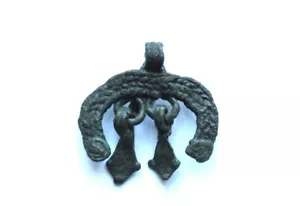 Sehr seltener Wikinger Bronze Anhänger 1, c. 800-1000 n. Chr. - Bild 1 von 2