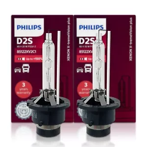 D2S: Philips X-tremeVision PLUS HID Xenon Headlight Bulbs 85122XV2C1 | Pack of 2 - Picture 1 of 9
