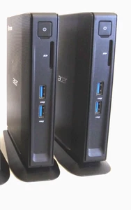Lot of 2 Acer CXI2 Mini Desktop PC Celeron 3215U 1.7GHz 4GB RAM 16GB SSD LinuxOS - Picture 1 of 8