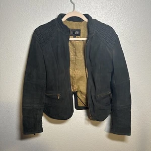 Wilsons schwarze Lederjacke - Größe Damen Medium, Reißverschluss & Reißverschlussärmel - Bild 1 von 11