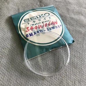 NOS GENUINE CRYSTAL FOR SEIKO 7606-7991 7619-7000 7619-7010 7619-9000 340W06AN - Picture 1 of 5