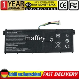 AC14B18J Akku Accu für Acer E5 ES1 E3-111 E3-721 E5-771 E5-771G ES1-311 ES1-711 - Afbeelding 1 van 8
