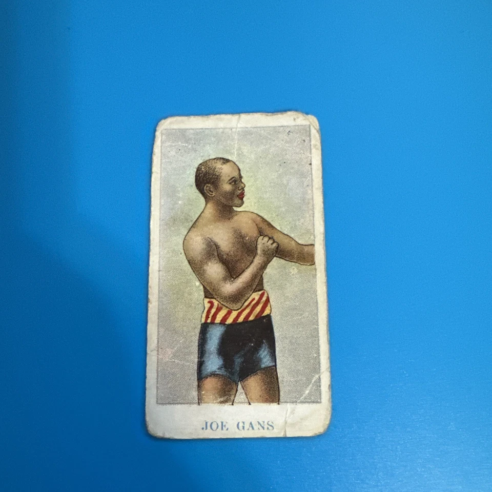 1910 E75 American Caramel Prize Fighters Joe Gans Boxing HOF.  GOAT - Image 1 of 4