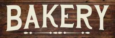 Bakery Kitchen Cooking Rustic Looking Wood Sign Wall Décor Gift B3-06180028059 - Image 1 of 2