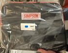 Simpson Racing Black Zippered Tote Bag 18" X 14" NEW IN THE BAG
