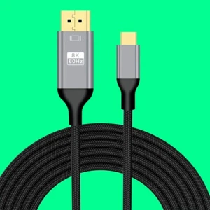 USB-C to DisplayPort Cable Adapter 6Ft USB 3.1 Type C to DP HD Cable USA Seller - Picture 1 of 1
