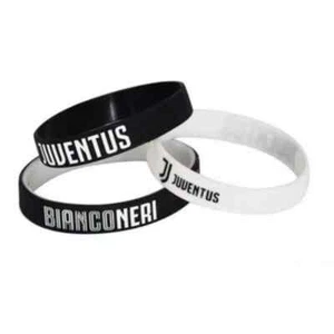 Set tris braccialetti JUVENTUS unisex silicone prodotto ufficiale - Foto 1 di 1