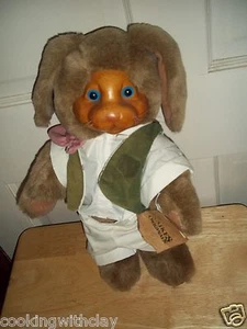 RARE VINTAGE MR. NICKLEBY ROBERT RAIKES ORIGINAL TOY ART SCULPTURE EASTER TOY - Picture 1 of 10