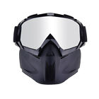 Motorcycle Helmet Riding Goggles Detachable Face Mask Motocross Glasses Eyewear