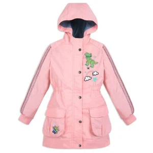 Disney Store PIXAR's Toy Story Girls Hooded Jacket Pink Rex Alien Rocket NEW  - Picture 1 of 7