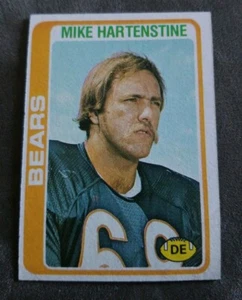 1978 TOPPS FOOTBALL MIKE HARTENSTINE #72 - CHICAGO BEARS - Picture 1 of 2