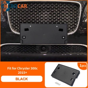 Front License Plate Mounting Bracket Base Holder Cover for Chrysler 300C 2015-23 - Picture 1 of 11