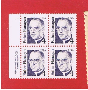 #2171 MNH OG block of 4 Flanigan Free S/H - Picture 1 of 1