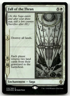 Fall of the Thran #18 (Foil) (LP) Dominaria DOM Magic MTG - Image 1 of 2