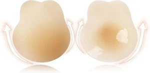 Adhesive Stick On Bra, Invisible Backless Bra for Women, Silicone Reusable Stick - Picture 1 of 6