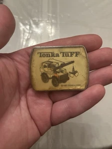 Vintage 1987 Tonka Tuff Kinder Gürtelschnalle von Lee RAR - Bild 1 von 3