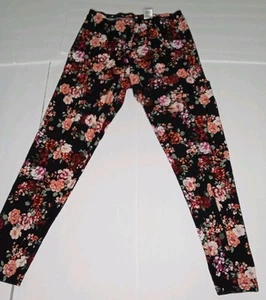 Joe Boxer Women's XL Leggings Floral 90% Polyester/ 10% Spandex - Picture 1 of 10