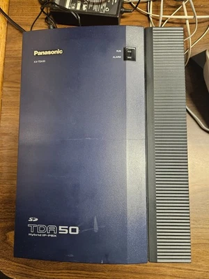 Panasonic KX-TDA50 Hybrid IP PBX Main Cabinet with SD card v 6.01 work KX-DT543 - Image 1 of 4