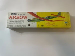 Vintage Guillows Junior Arrow Balsa Flying Model Kit Never Opened Airplane #702 - Picture 1 of 5