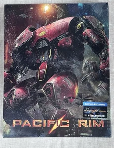 Pacific Rim Blu-ray 3D Full Slip Steelbook - Blufans Exclusive Brand New Sealed - Picture 1 of 3