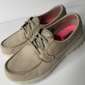 Scarpe da barca SKECHERS ON THE GO donna 8,5 goga tappetino mare tortora slip on 14269 - Foto 1 di 15