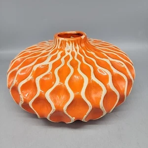 Bed Bath & Beyond Imax Agatha Keramik Vase Mandarine 9 Zoll breit - Bild 1 von 5