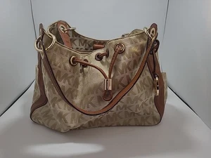 MICHAEL KORS LUDLOW CANVAS JACQUARD LOGO HANDTASCHE SCHULTERTASCHE - Bild 1 von 21