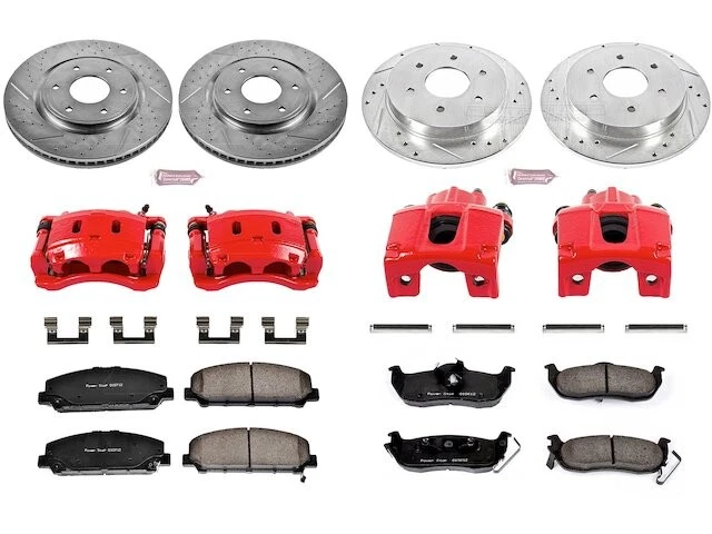 Front and Rear Brake Pad and Rotor Kit For 2006-2007 Infiniti QX56 NW435HH Foto 1 de 1