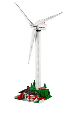 Unbuilt Lego Creator: Vestas Wind Turbine (10268) With 826 Pcs. Generic Bricks - Image 1 of 2