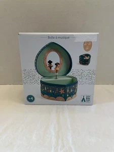 Djeco Musical Treasure Jewelry Box Happy Party Blue - Picture 1 of 4
