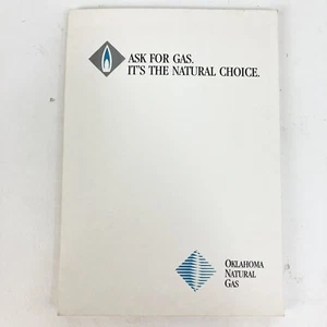 Oklahoma Natural Gas ONG Letterhead Logo Note Paper Vintage - Picture 1 of 3