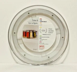 New The Home Edit Turntable 10" Lazy Susan Rotation Station (10" x 10" x 1.36") - Picture 1 of 1