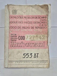 universal 553 DT tractor spare parts catalogue - Picture 1 of 2