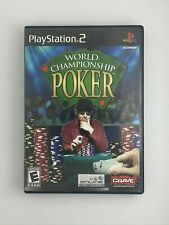 World Championship Poker PS2 Complete with manual FREE SHIPPING CANADA