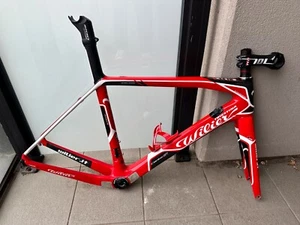 2013/2014 Wilier Cento 1 SR Racing Frame Red/Black Medium M NEAR NEW Rim Brake - Picture 1 of 24