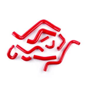For VW GOLF MK3 1900CC TDI 110BHP 1996 97 Silicone Coolant Radiator Hose Set Red - Picture 1 of 8