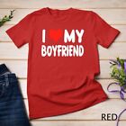 T-Shirt I Love My Boyfriend - Heart - Boy Friend Unisex