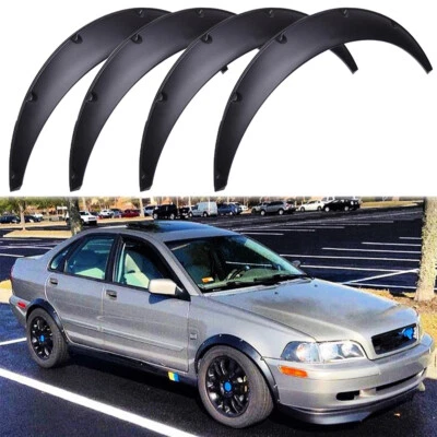 3.5"+4.5" Fender Flares Flexibale Extra Wide Wheel Arches For Volvo S70 S80 S90 - Image 1 of 4