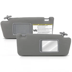 1 Pair Gray Left Right Side Car Sun Visor For 2005-2011 Toyota Tacoma - Picture 1 of 8