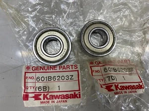 KAWASAKI NOS FRONT WHEEL BEARING SET (2) Z1R KZ1000 Z1000 KZ650 Z650 H2 H1 - Picture 1 of 3
