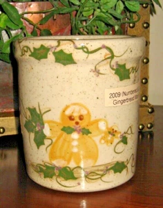 Ohio Pottery Norwich  2009 Numbered Signed Gingerbread Man Crock #8 Mary Ellen - Picture 1 of 13