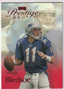 DREW BLEDSOE  1999 Playoff Prestige SSD Spectrum Red #77 349/500 Patriots - Picture 1 of 2