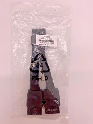 NVIDIA 030-1233-000 Dual 8-PIN FEMALE to 8-Pin MALE GPU Power Adapter Cable - Image 1 of 3