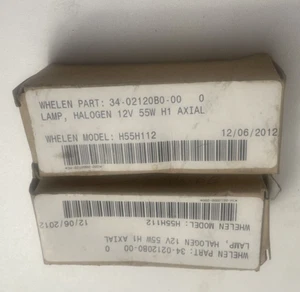 WHELEN H55H112 55 Watt Halogen bulb 34-0212080 lamp (B01) - Picture 1 of 7