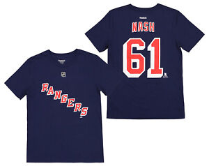 Koszulka z krótkim rękawem Reebok NHL Youth (8-20) Rick Nash New York Rangers